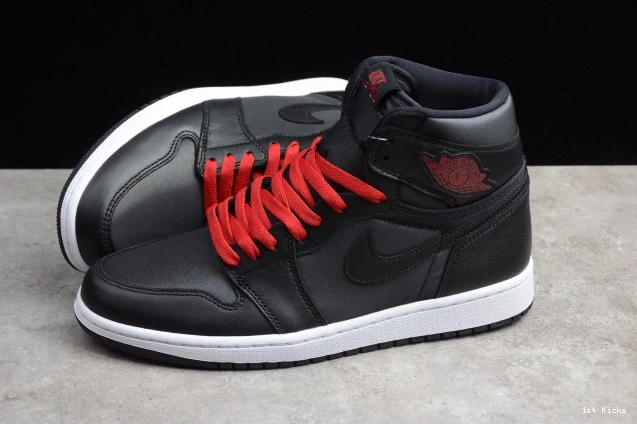 OG Satin High 1 555088-060 Jordan Retro Black Air 0728